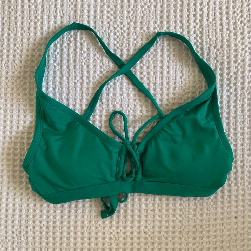 Kona Sol Vibrant Green Bikini Top